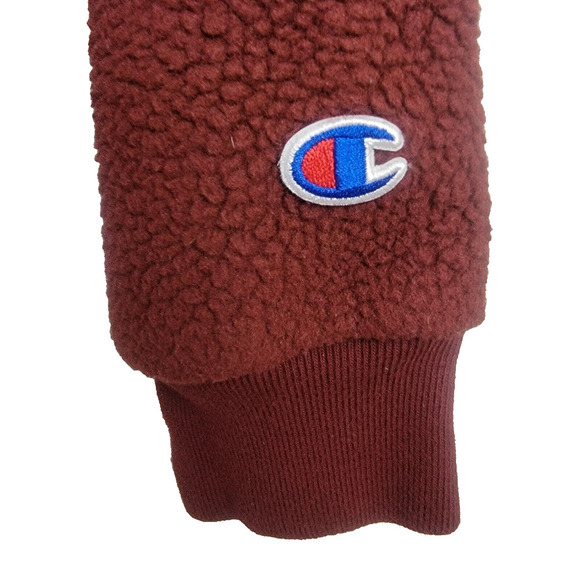 Champion Authentic Athleticwear Sherpa Fleece Mens Large Varsity Style Jacket - Picture 5 of 13